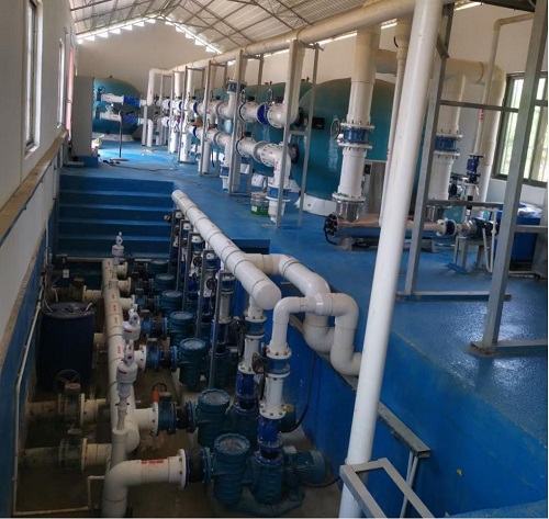 南寧市西鄉塘金光農場的宅男天堂污污视频，采用了7台AQUA宅男在线播放ALB-1500循環水泵