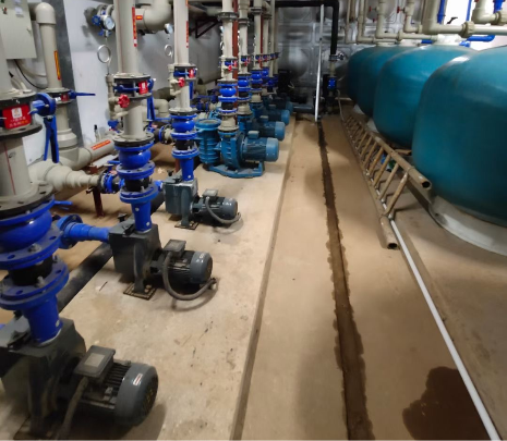 宅男天堂污污视频設備有循環水泵、砂缸