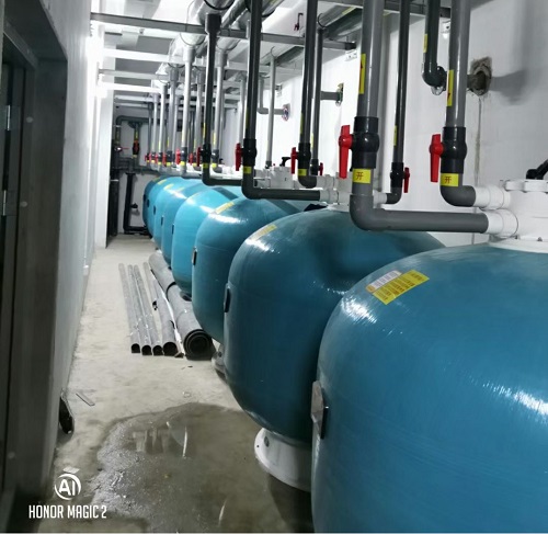 宅男天堂污污视频設備中的過濾砂缸