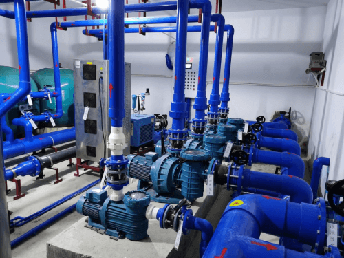 宅男天堂污污视频水處理設備機房